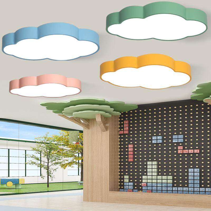 云朵LED吸顶灯创意舞蹈幼儿园教室走廊儿童乐园绘本馆造型吊灯,淘宝优惠券,粉丝福利购,淘宝优惠卷