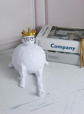 间现代简约房家居人物树板脂1雕塑创意样软装小人摆件装饰品轻奢