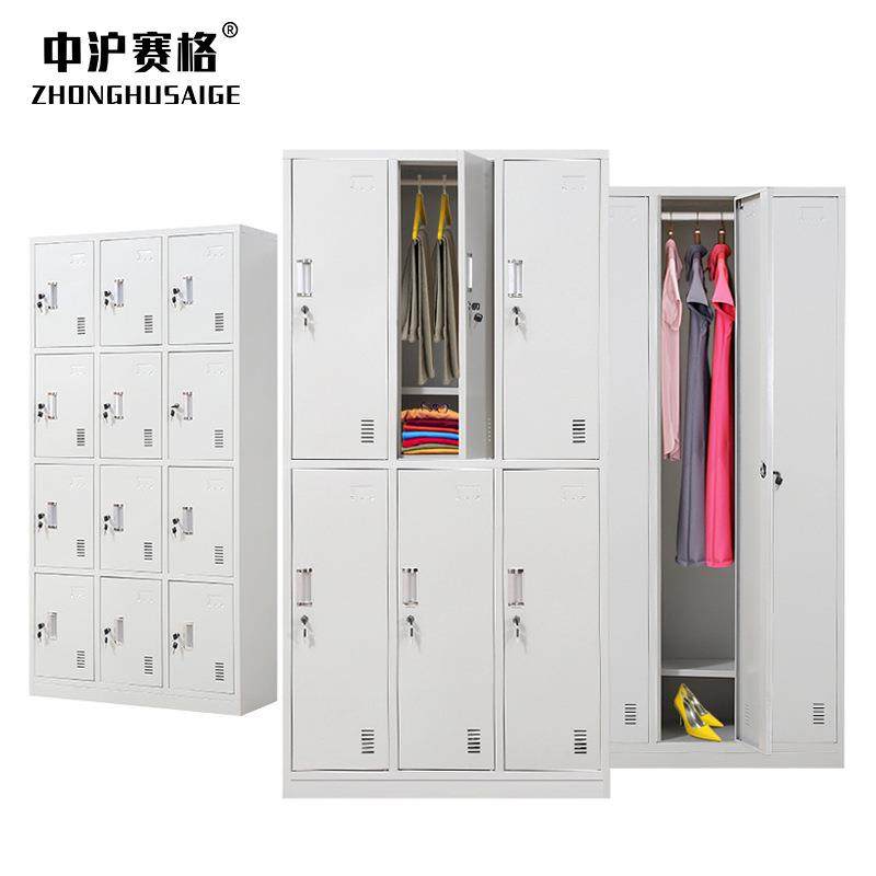 员工衣柜宿舍6门铁皮更衣柜工厂车间钢制储物柜鞋柜碗柜全国包邮,淘宝优惠券,粉丝福利购,淘宝优惠卷