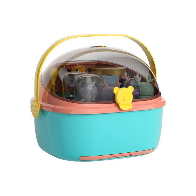 婴儿奶瓶收纳箱晾干 干沥水置物架带盖子防尘宝宝餐具副食品工具,淘宝优惠券,粉丝福利购,淘宝优惠卷