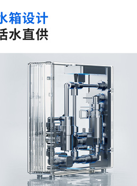 鲸齐即热式水龙头家用直饮加热一体式厨下速热管线机净水器专用