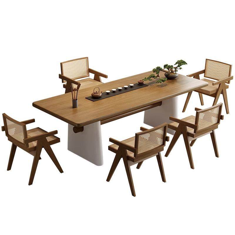 诚宏茶桌全套简约实木大板茶台家用小户型喝茶桌办公室禅意泡茶桌,淘宝优惠券,粉丝福利购,淘宝优惠卷