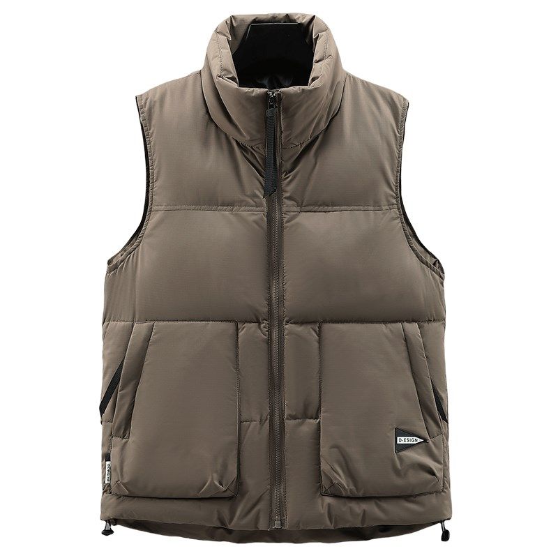 潮牌马甲男款冬季保暖坎肩背心马夹男士潮流立领棉服无袖棉衣外套,淘宝优惠券,粉丝福利购,淘宝优惠卷