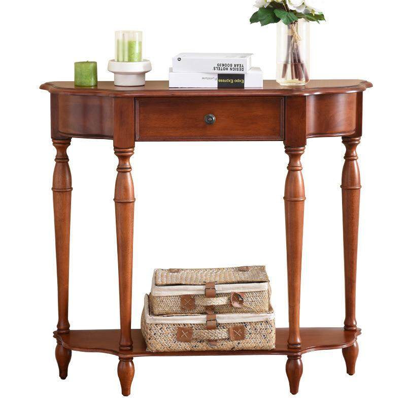 沙发复古实木几条条案台靠墙圆桌阳台桌隔断美式新柜玄关走廊中式,淘宝优惠券,粉丝福利购,淘宝优惠卷