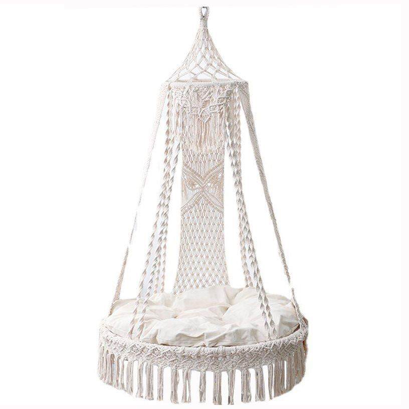 手工绳编吊篮椅子室内秋千卧室家用阳台户外庭院懒人摇篮网红吊床,淘宝优惠券,粉丝福利购,淘宝优惠卷