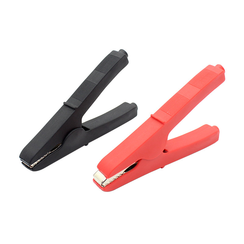 100A纯铜鳄鱼夹全绝缘夹全护套夹电瓶配件夹测试电线电源夹100mm,淘宝优惠券,粉丝福利购,淘宝优惠卷