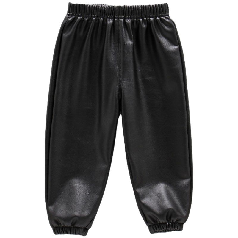 女童加绒皮裤一体绒裤子秋冬款儿童冬季长裤男孩宝宝薄绒休闲裤子,淘宝优惠券,粉丝福利购,淘宝优惠卷