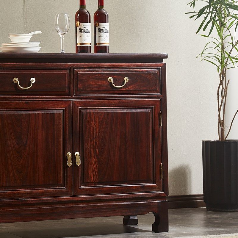 红木素面餐边柜东非酸枝木玄关柜储物柜茶水柜现代中式酒柜餐厅柜,淘宝优惠券,粉丝福利购,淘宝优惠卷
