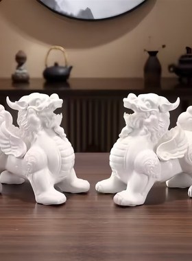 貔貅陶瓷招财摆件家居客厅摆件办公室桌面玄关电视酒柜礼品装饰品