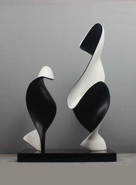 雕塑摆饰抽象艺术家居饰品酒店玄关摆放样板房售楼处客厅轻奢摆件