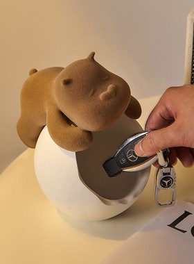 创意玄关钥匙收纳摆件高级感入户门口家居装饰品客厅乔迁新居礼物