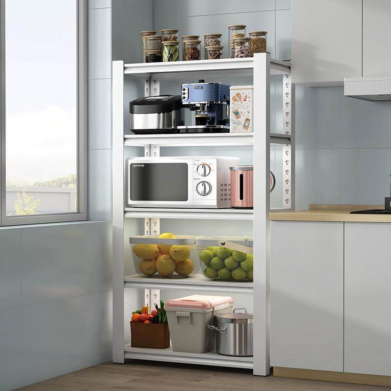 厨房置物架落地多层多功能家用微波炉烤箱收纳架橱柜货架钢制架子,淘宝优惠券,粉丝福利购,淘宝优惠卷