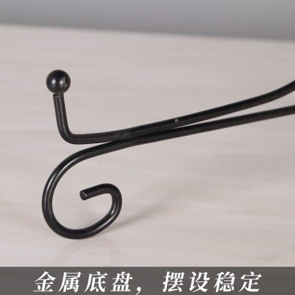 TQJ金属坐盘看盘挂盘架瓷盘子支架钟表工艺摆件底座奖牌展示托架,淘宝优惠券,粉丝福利购,淘宝优惠卷