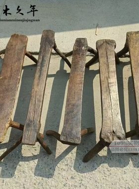 农村老板凳老凳子民俗老物件老木凳旧木质坐凳怀旧老货农家院摆件