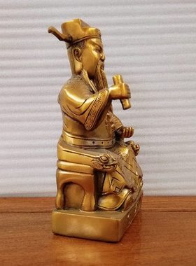 飞龙纯铜包青天包拯包公铜像青天大人铜像家居工艺品摆件