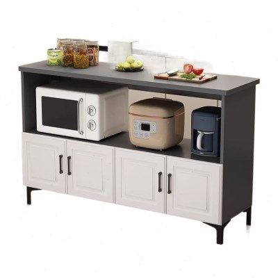 厨房置物架落地微波炉烤箱储物柜切菜桌备餐台橱柜家用餐边收纳ZM,淘宝优惠券,粉丝福利购,淘宝优惠卷