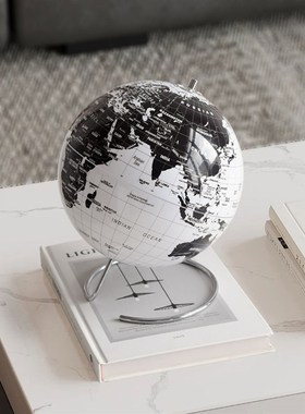 现代艺术高级感办公室地球仪书房家G居装饰品摆设酒柜展示高档