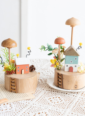 阿楹 家庭e微景观可爱置物架装饰品 儿童房酒柜电视柜摆件拍摄道