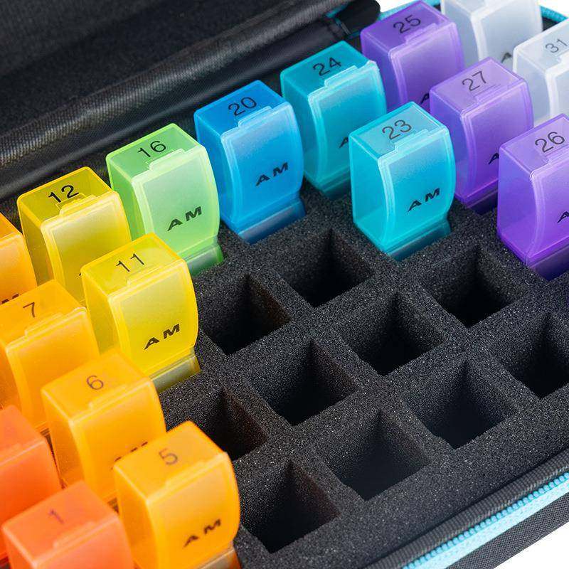 厂家直销分防装药盒收包出行纳轻药巧迷你便携小盒32RZW格防潮尘,淘宝优惠券,粉丝福利购,淘宝优惠卷