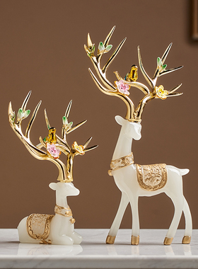 新中式葫芦客厅招财装饰摆件w轻奢高档酒柜电视柜玄关乔迁新居礼