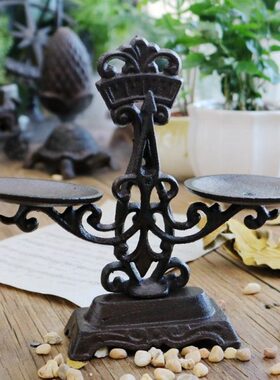 铸铁摆件天枰家居摆件装饰品复古老式工业风庭院别墅摆设