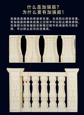 农村欧式别墅阳台护栏围栏花瓶柱栏杆罗马柱模具现浇水泥建筑模板