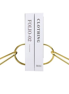 现代简约铁d艺书档书立书靠创意摆件电视柜书柜样板间家居软装饰