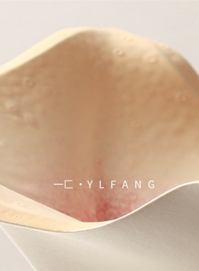 一匚现代简约创意l几何陶瓷花器 样板间售楼处酒店置物盘摆件