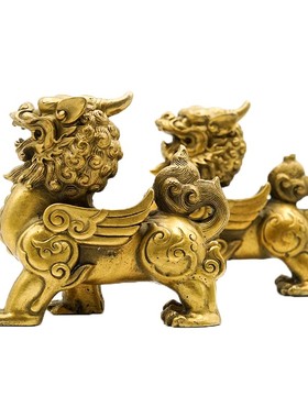 纯铜貔貅摆件 一w对 家居摆件 装饰摆件