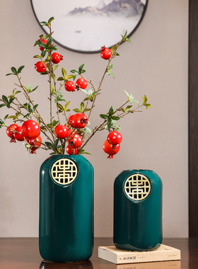 新中式玄关装饰摆件轻奢高u档客厅玄关电视柜茶桌家居软装乔迁礼