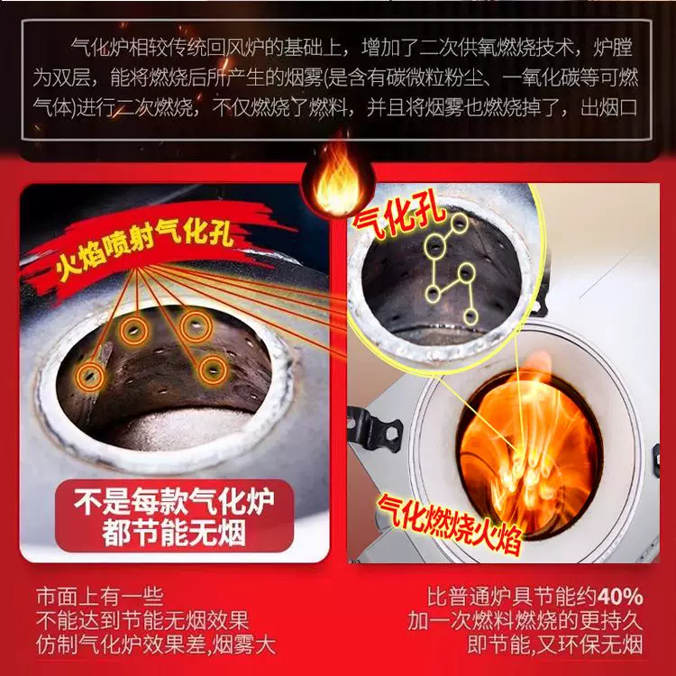 Новый газогенераторный горшочный столик для приготовления пищи зимой, бытовой, в-выпекания, стол для обеда, внутри, бездымная дровяная плита, сельский обогрев стол