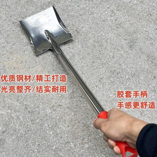 不锈钢铲子园艺铲加厚农用铲煤灰铲洋铲户外农具烧烤铲铁锹灰渣铲,淘宝优惠券,粉丝福利购,淘宝优惠卷