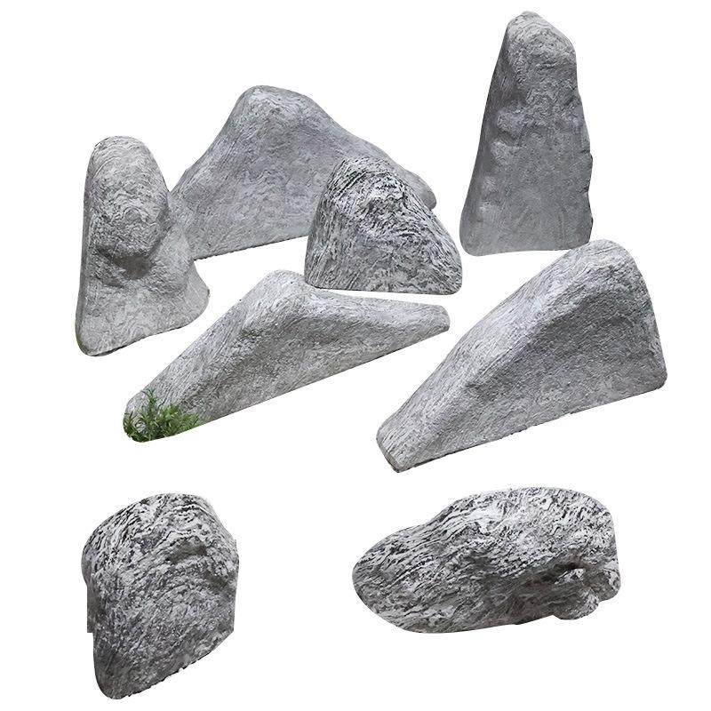 庭院造景装饰仿真假石头室内软装雪浪石组合样板间景观石道具摆件,淘宝优惠券,粉丝福利购,淘宝优惠卷