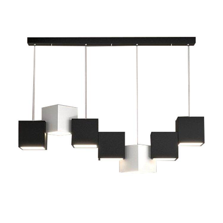 艺术魔方餐厅灯现代餐桌吊灯简约流行办公桌吧台书房餐厅大气灯具,淘宝优惠券,粉丝福利购,淘宝优惠卷