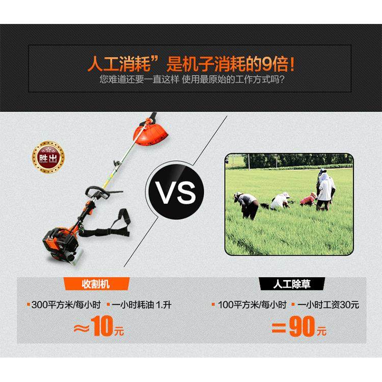 热销五合一多功能割草机割灌机高枝锯除草机高枝剪 四头更换多用,淘宝优惠券,粉丝福利购,淘宝优惠卷