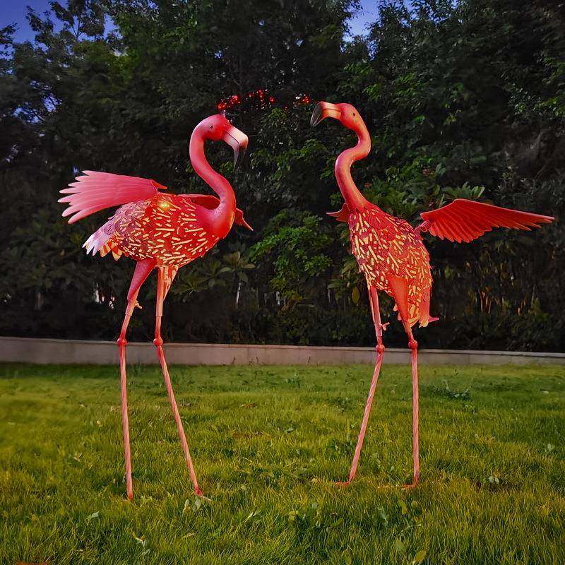 鸟村法式田唯美#051 #05拍摄道具乡庭院装饰铁艺透光展园翅火烈带,淘宝优惠券,粉丝福利购,淘宝优惠卷