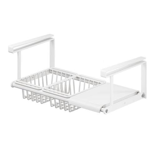 新款可伸缩NVI衣柜置柜物分架收纳神器柜子内层挂篮橱下悬挂架收 - 图3