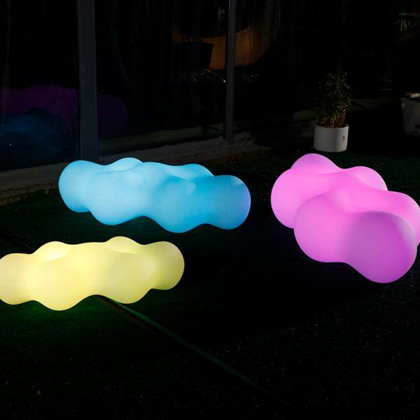 户外座椅公园广场商场美陈坐凳室外景观灯打卡网红发光云朵凳休闲,淘宝优惠券,粉丝福利购,淘宝优惠卷