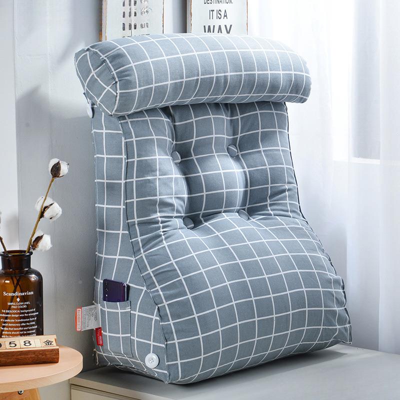 家优三角富绒床麦太保头惠靠垫大靠厂背靠枕榻榻米可拆洗贵垒德株 - 图1