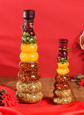 乔迁之喜装饰五谷丰登杂粮t摆件新居布置桥迁用品礼品新房搬家仪