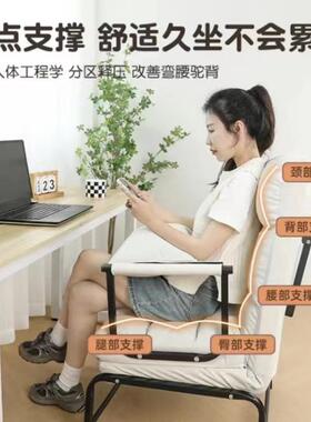 折叠躺椅办公室午休单人床家用多功能懒人沙发床一体两用椅折叠床