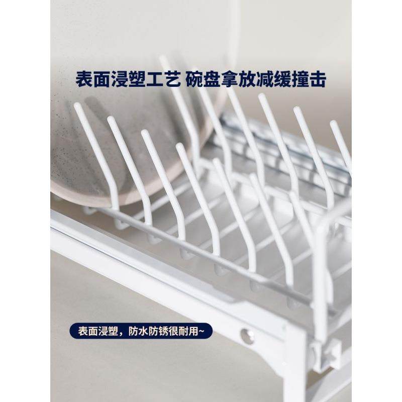 抽拉碗架橱柜放碗碟盘子收纳碗盘拉篮厨房抽屉式,淘宝优惠券,粉丝福利购,淘宝优惠卷