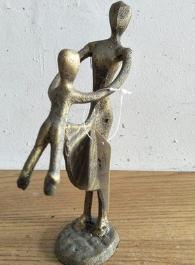 母子情深母亲摆件母爱工艺品铁艺装饰品母亲节礼品人物客厅艺术品
