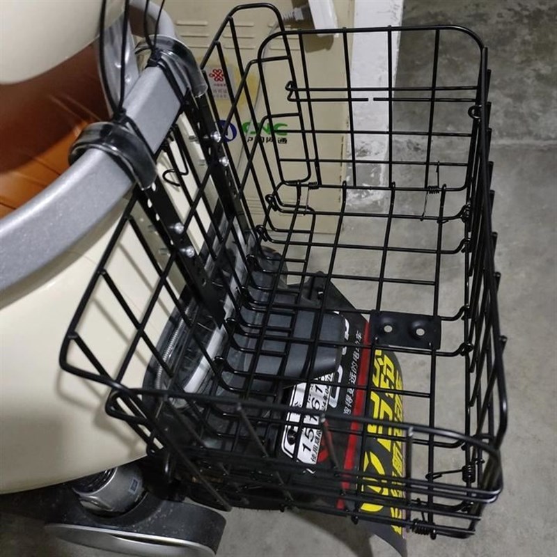 幼兽机车改c装边包侧边收纳筐挂钩式折叠车筐踏板摩托尾箱后置收 - 图2