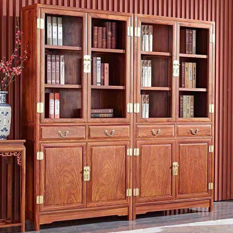 江西实木雕花书架实带门柜储物书香木字画储物柜款式实木书柜全樟,淘宝优惠券,粉丝福利购,淘宝优惠卷