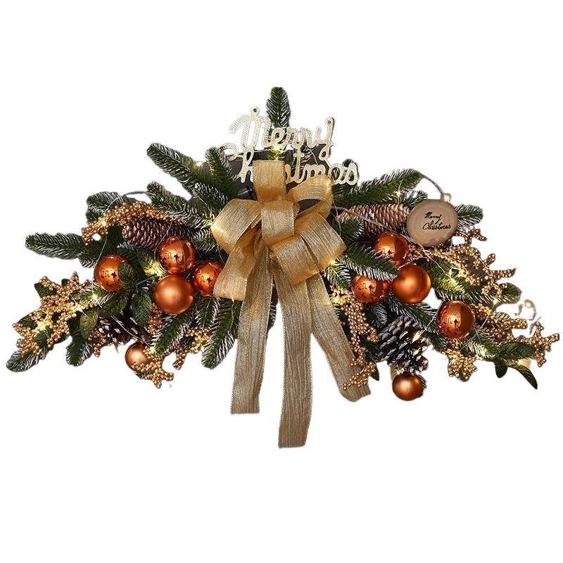 圣诞树条节场景饰布置圣诞装饰品花环毛条拱藤门橱窗门440挂彩球,淘宝优惠券,粉丝福利购,淘宝优惠卷