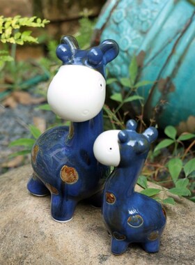 治愈风电视柜酒柜玄关柜小鹿摆件入户现代简约P客厅新房卧室装饰