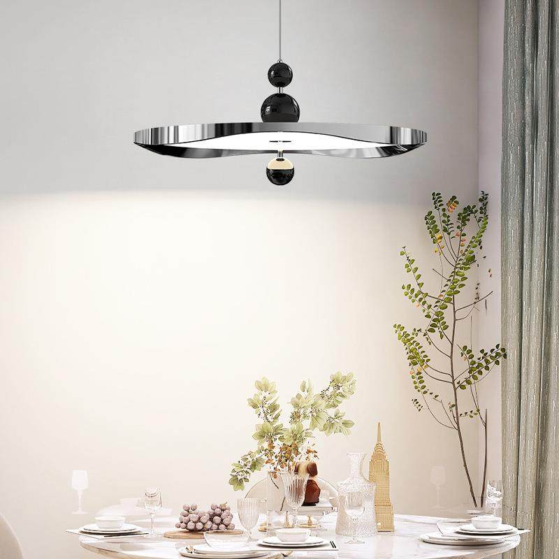 法式奶油风餐厅吊灯现代简约餐桌全光谱护眼飞碟2025新款创意灯具,淘宝优惠券,粉丝福利购,淘宝优惠卷