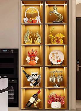 套装组合现代酒柜软装饰品轻奢高档客厅玄关电视柜家居办公室摆件