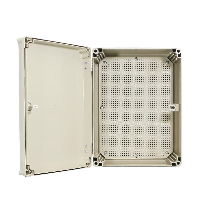 室内外塑料密封防水箱带锁合页配电箱阻燃防腐基业设备控制箱 - 图3